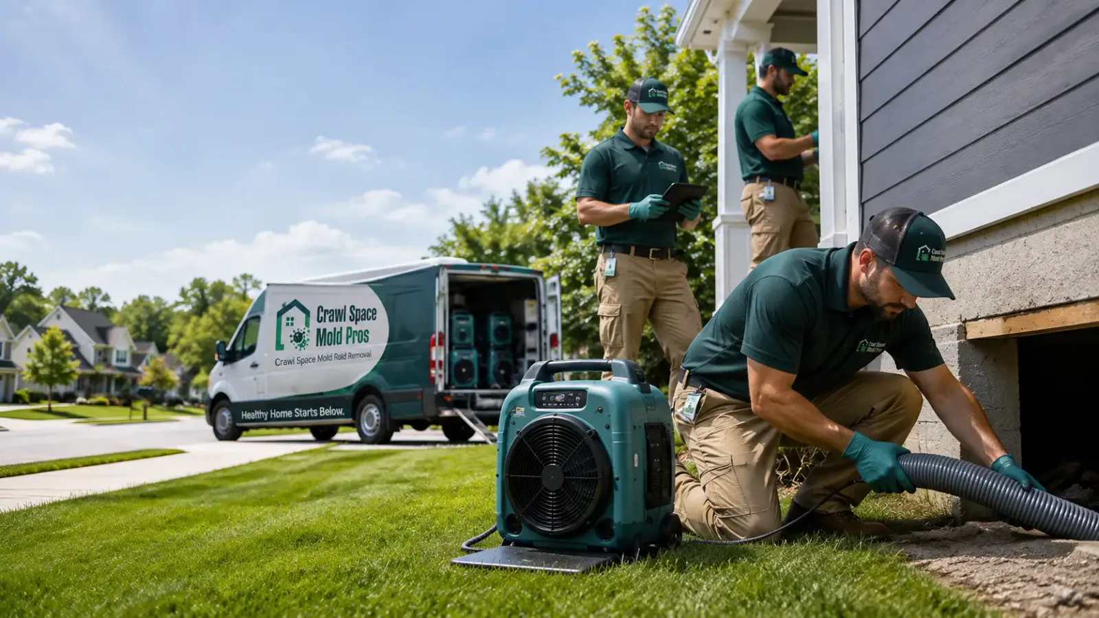 Crawl Space Mold Removal in Irving, NY